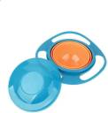 Plastic Dessert Bowl Universal Gyro Bowl Children Rotary Balance Bowl Cute Baby Feeding Dish 360 Rotate Spill-Proof Bowl Kids Anti Messing Bowl For Kids