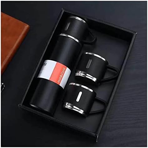 500Ml Bullet Thermos Bottle Set Double-Layer Stainless Steel Vacuum Flask Travel Water Bottle Business Tea Cup