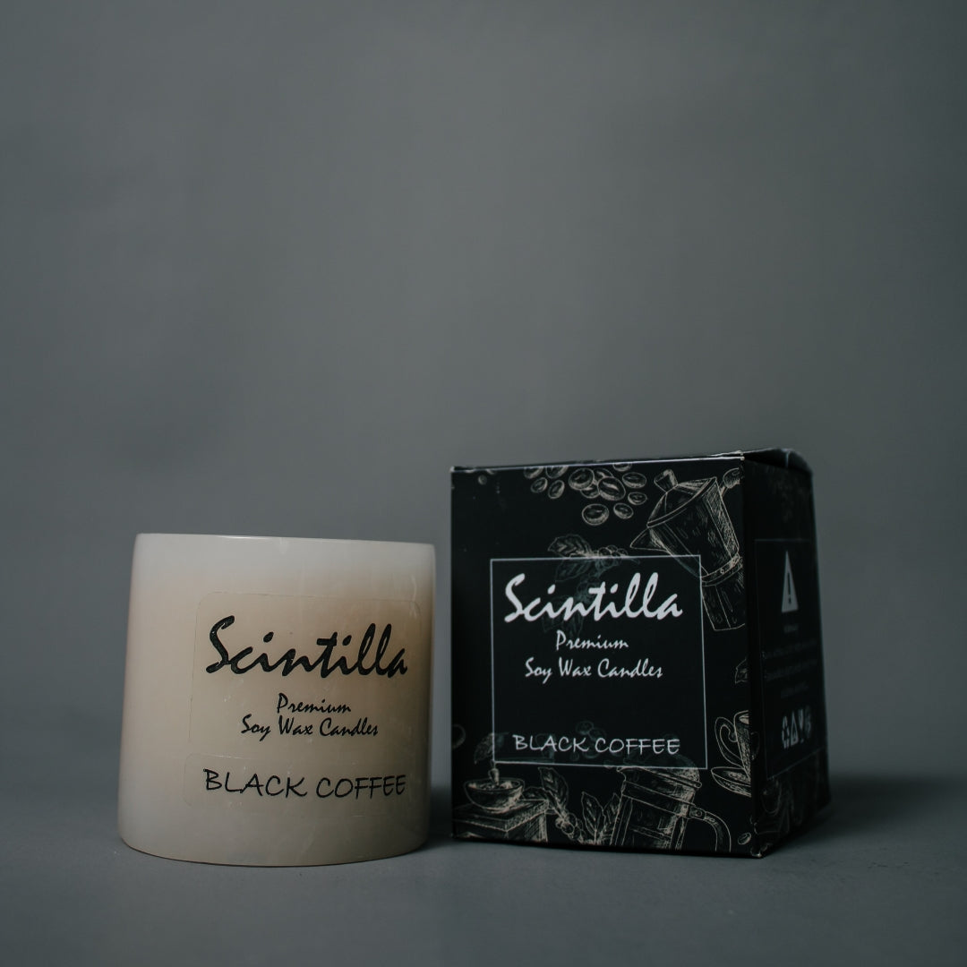 Black Coffee White Onyx Candle