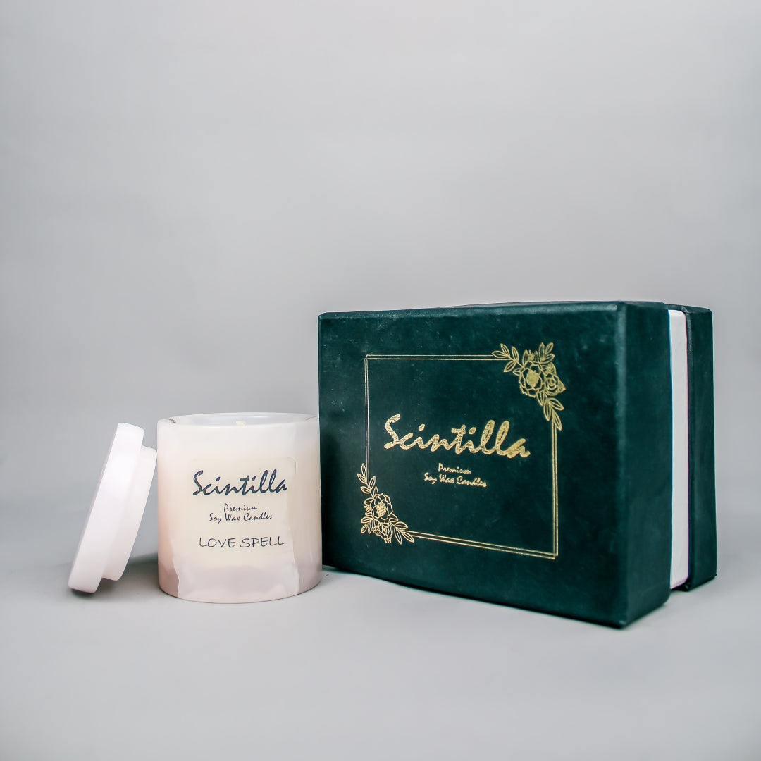 Love Spell Pink Onyx Candle