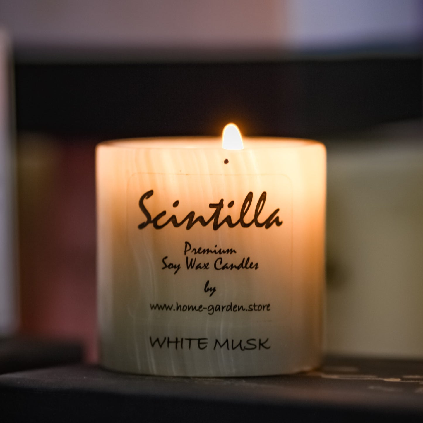 White Musk Green Onyx Candle