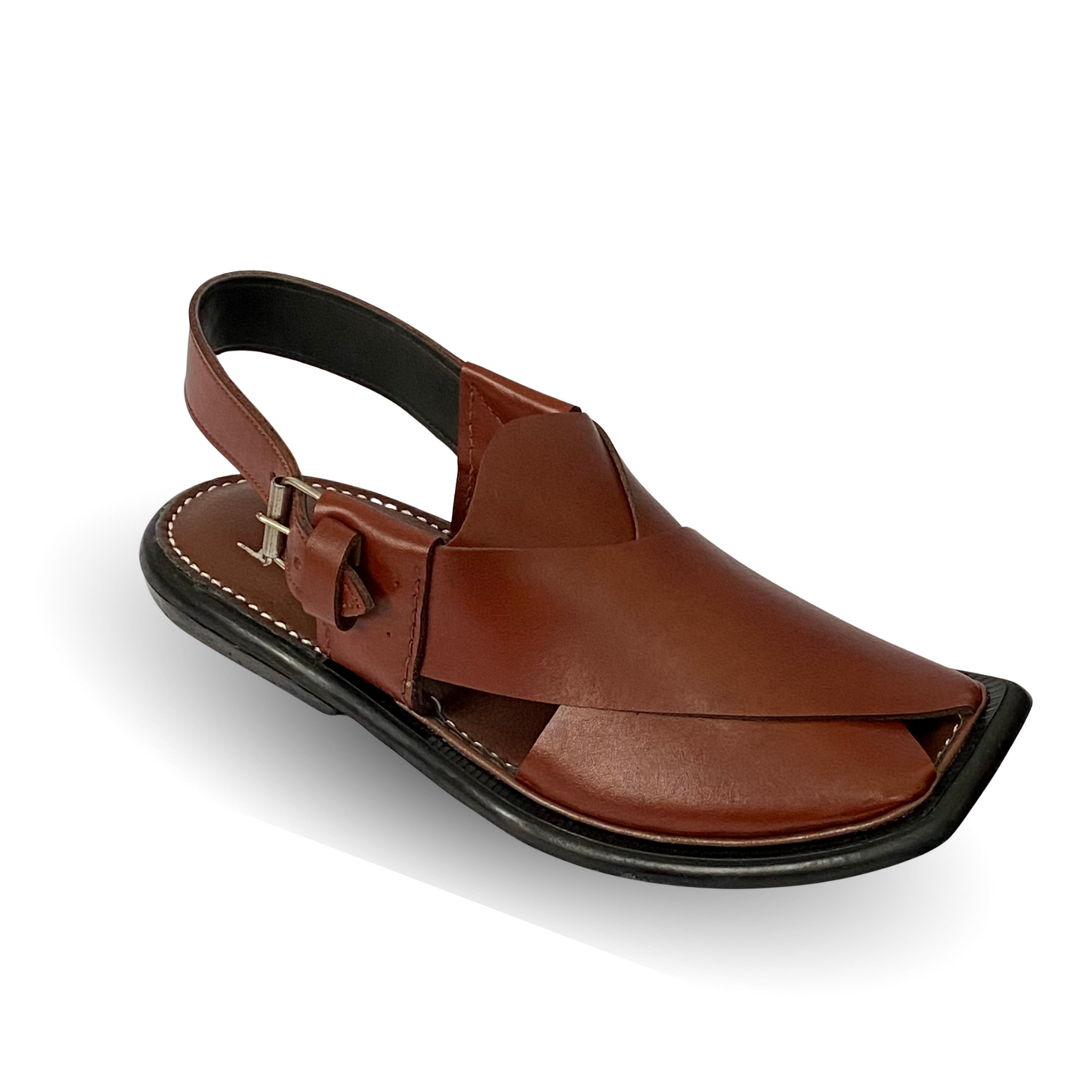 Brown Machiney Sole Chappal