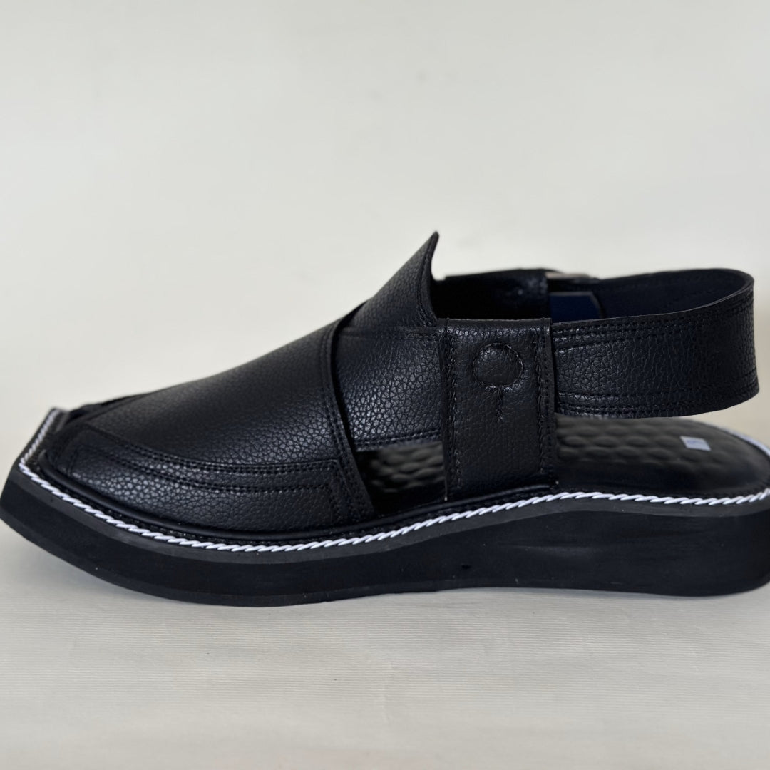 Black Kaptaan Chappal