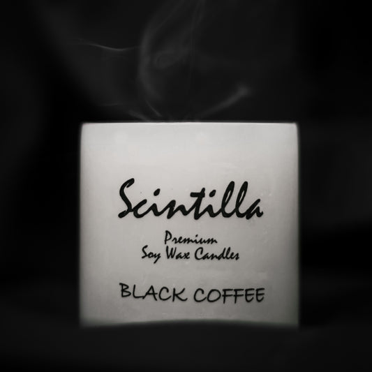 Black Coffee White Onyx Candle